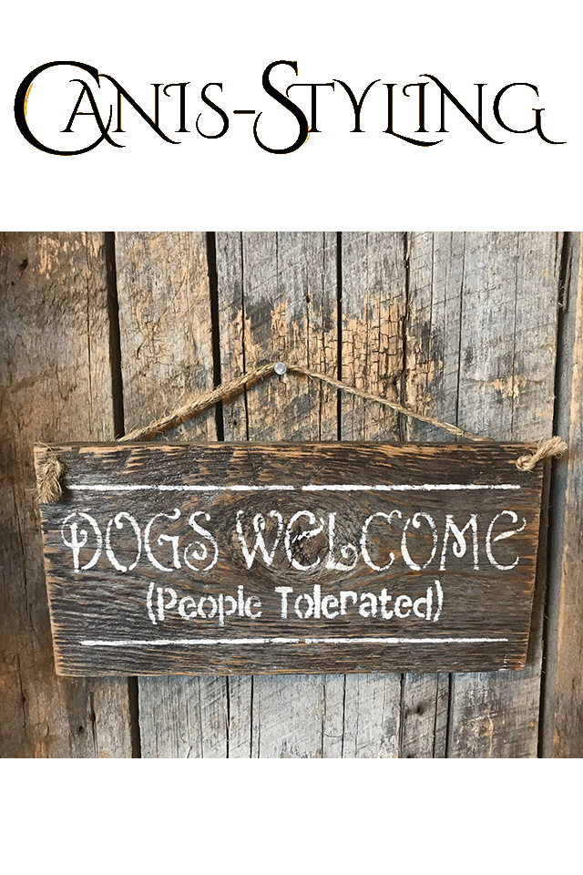 dogs welcome